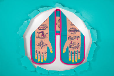 Tattooed Oven Glove