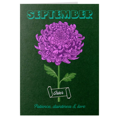 Birth Flower Card September