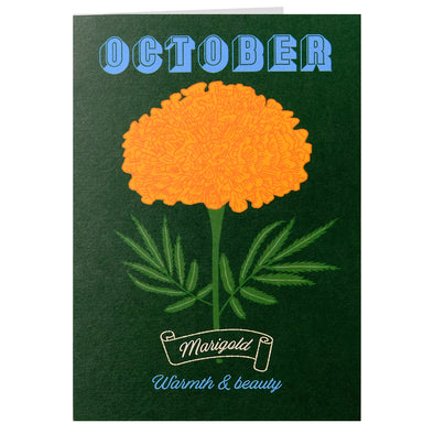 Birth Flower Card October