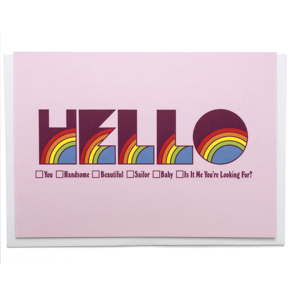Five Letter Word Card - Hello