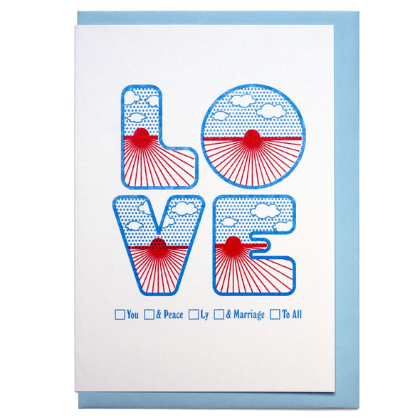 Four Letter Word Card - Love