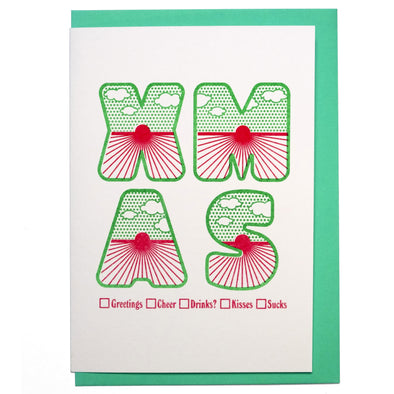Four Letter Word Card - Xmas