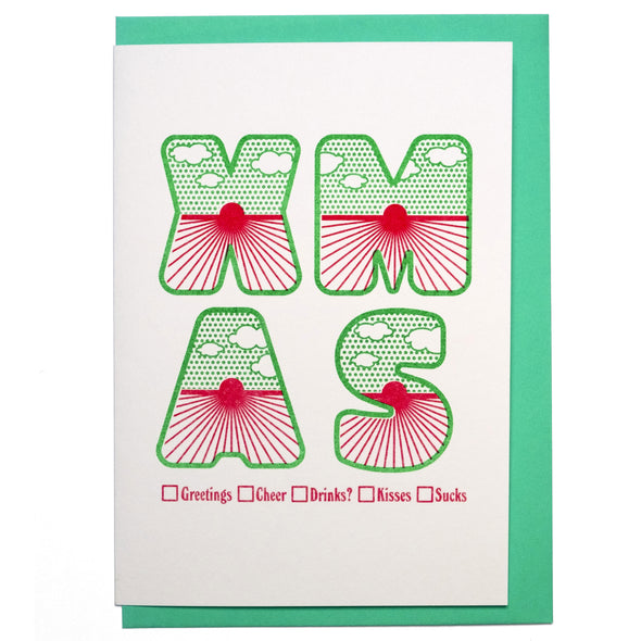 Four Letter Word Card - Xmas